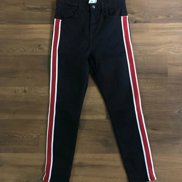 Top Shop Moto Jamie Black Denim/Pants/Jeans - Picture 2 of 5